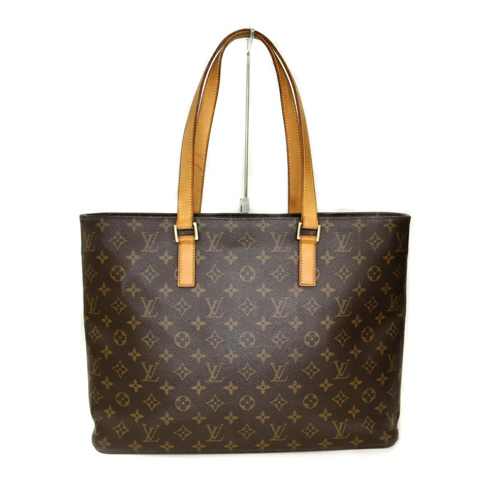 LOUIS VUITTON Luco Tote Bag Monogram Canvas Brown Shoulder